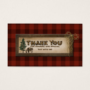 Camping, Glamping, Carte de Faveur Mariage Nature