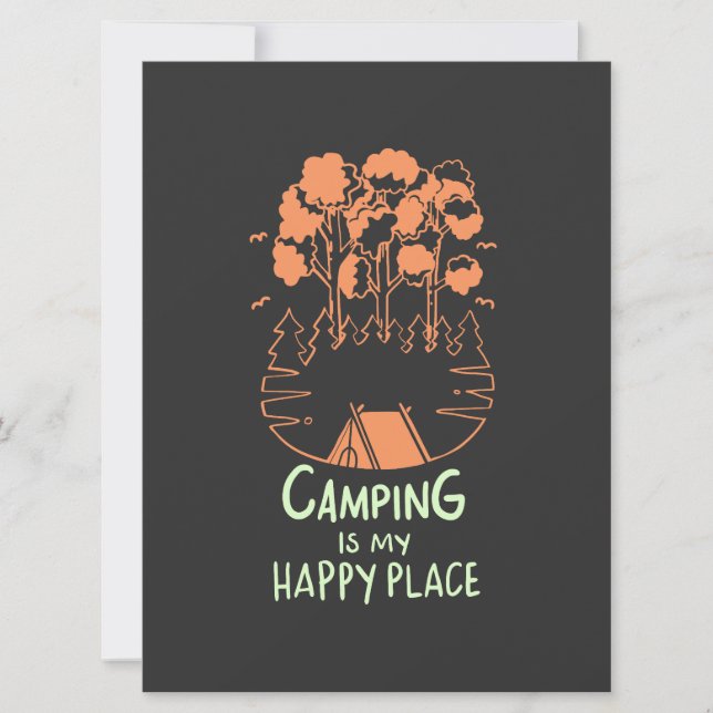 Camping - Le Camping Est Mon Endroit Heureux (Devant)