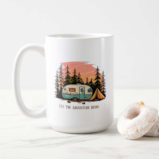 Camping Mug (Avec donut)