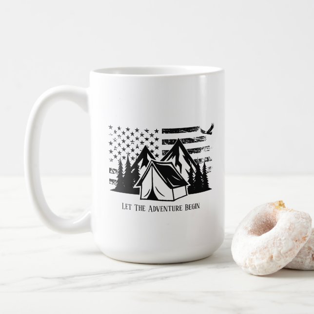 Camping Mug (Avec donut)