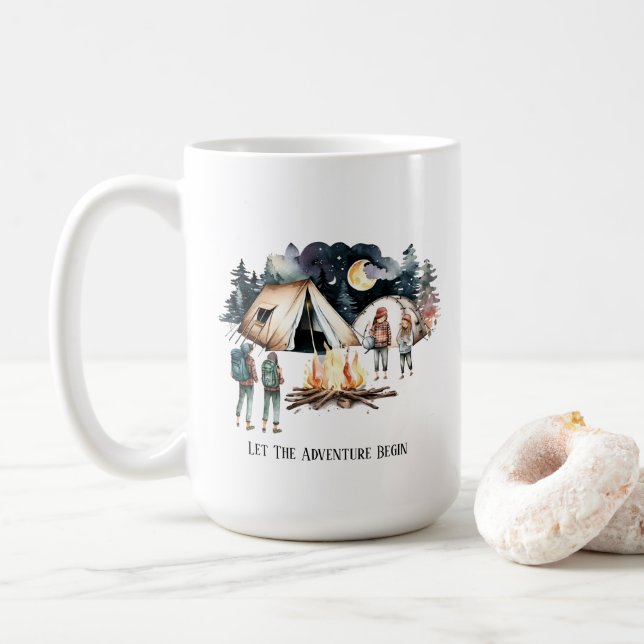 Camping Mug (Avec donut)