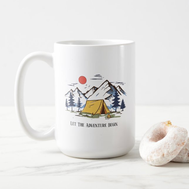 Camping Mug (Avec donut)