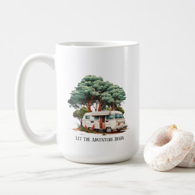 Camping Mug (Avec donut)