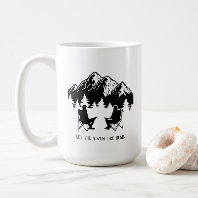 Camping Mug (Avec donut)