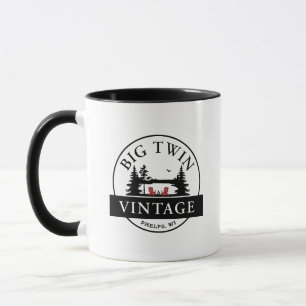Camping Mug, Logo Mug Personnalisé, Mug Vintage