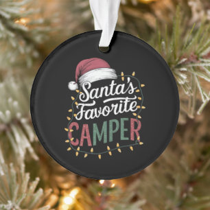 Camping Noël Le cadeau préféré de Santa pour campe