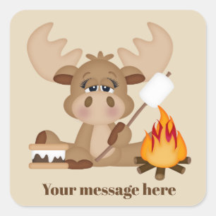 Camping orignal ajouter un message autocollant