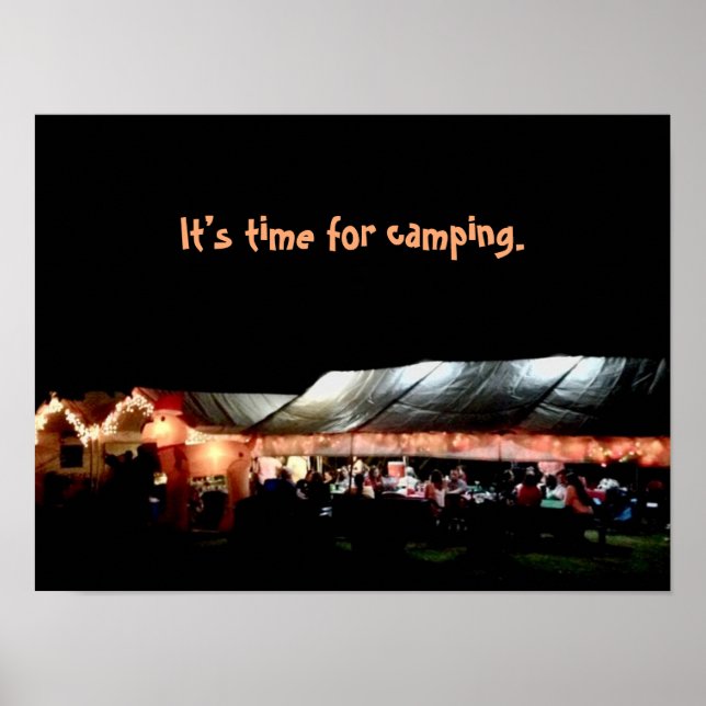 Camping Poster (Devant)