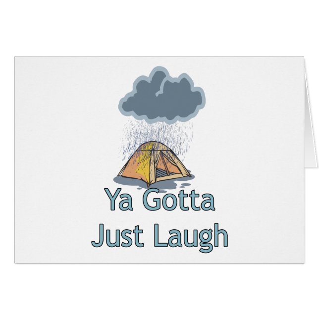 Camping sous la pluie (Devant horizontal)