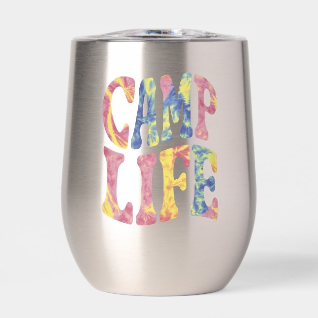 Camping Summer Girls Camp Life Cravate-Die Retro (Avant)