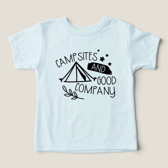 Campsites et Bonne Compagnie | Citation de plein a (Design Recto)