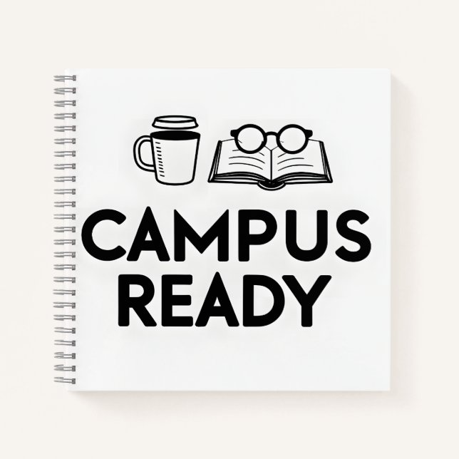 Campus Ready | Cahier à dessins en ligne de café e (Devant)