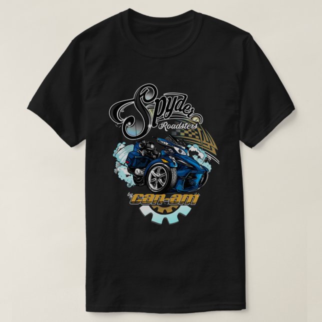Can-Am Spyder Roadsters Retro Logo Classic T-Shirt (Design devant)