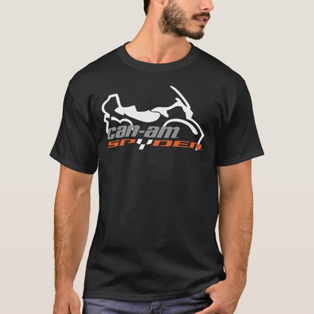 CAN AM SPYDER SILHOUETTE LOGO T-shirt classique (Devant)