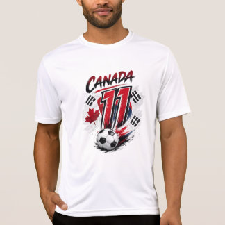 Canada #11 T-Shirt pour les fans de soccer | Inspi