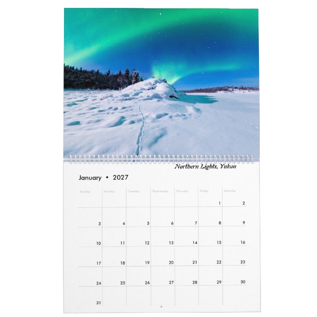 Canada 2022 - Grand Calendrier (Jan 2027)