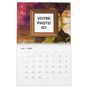 Canada 2025 Calendrier en français Insérer une pho