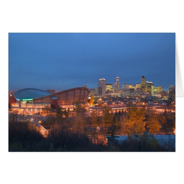 Canada, Alberta, Calgary : Skyline de la ville du  (Devant horizontal)