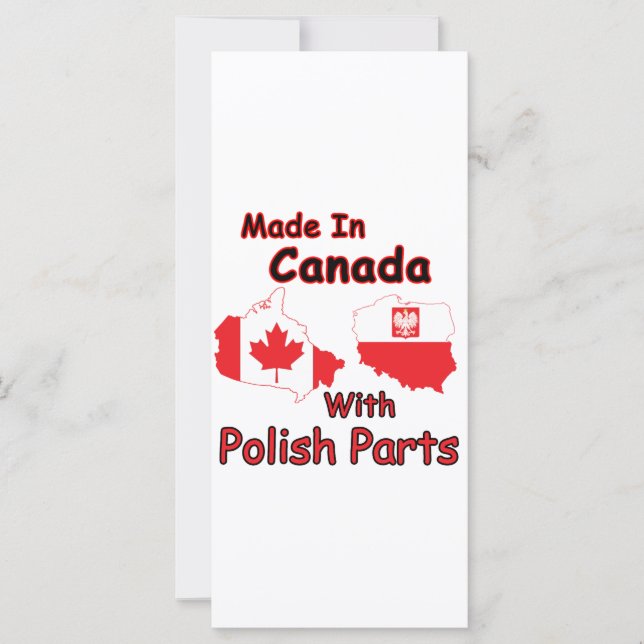 Canada avec pièces polonaises (Devant)