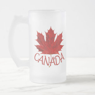 Canada Beer Mug Canada Maple Leaf Souvenir lunette