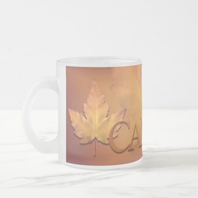 Canada Beer Mugs Canada Maple Leaf Souvenir verre (Gauche)