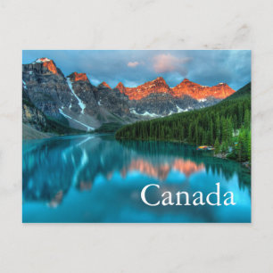 Canada Carte Postale du Lac Banff Canadien