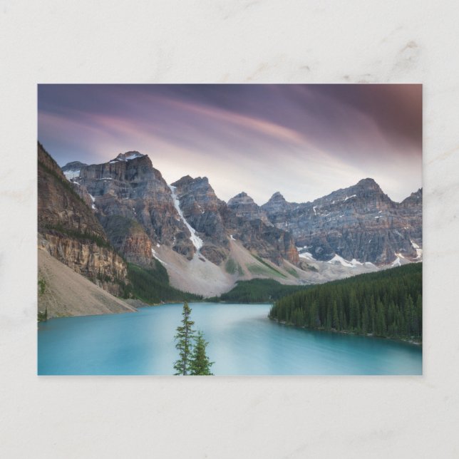 Canada - Carte postale du lac Moraine no 2 (Devant)