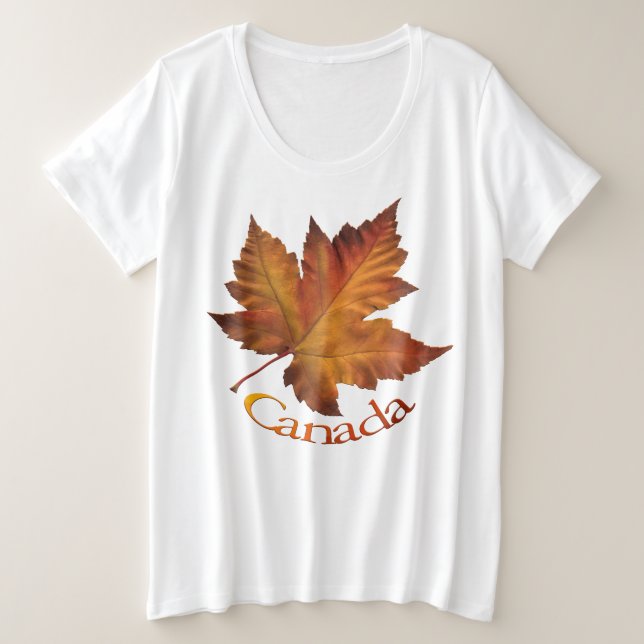 Canada Chemise Plus Taille Canada Baseball Jersey (Design devant)