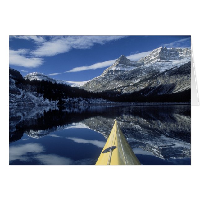 Canada, Colombie-Britannique, Banff. Proue de kaya (Devant horizontal)