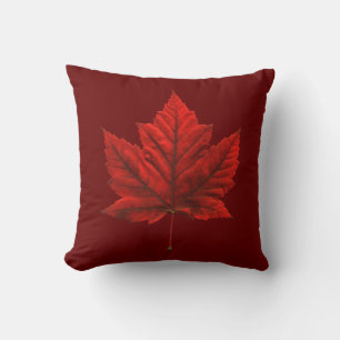 Canada Coussin Rouge Feuille d'érable Jeu d'oreill