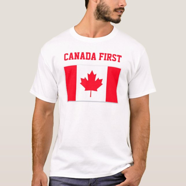 Canada d'abord. Canada conservateur. T-Shirt (Devant)