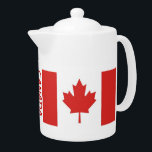 Canada-Drapeau-classique<br><div class="desc">Ces caractéristiques de conception simples mais jolies le drapeau iconique de feuille d'érable,  avec le mot "Canada" entre les deux drapeaux qui entourent le milieu du pot. Vous pouvez customiser ou supprimer le mot "Canada" si vous souhaitez.</div>