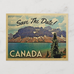 Canada Enregistrer La Date Cartes Postales Vintage
