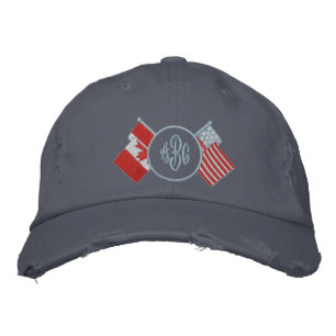 Canada - États-Unis - Casquette de monogramme