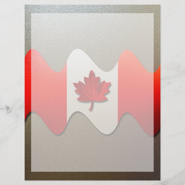 Canada Flag-Chrome par Shirley Taylor (Devant)