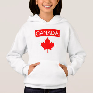Canada Maple Leaf Fille à capuche