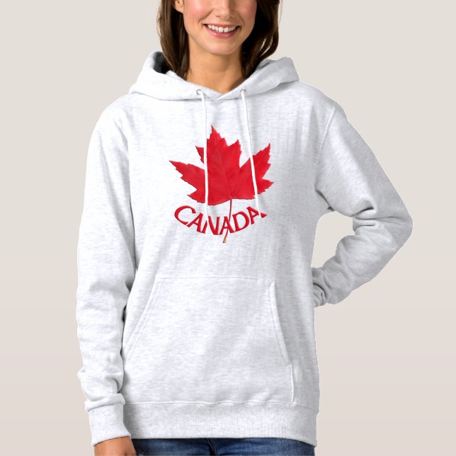 Canada Maple Leaf Sweat à capuche pour femmes (Devant)
