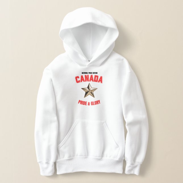 Canada National Pride Edition Kids Hoodie (Poser)