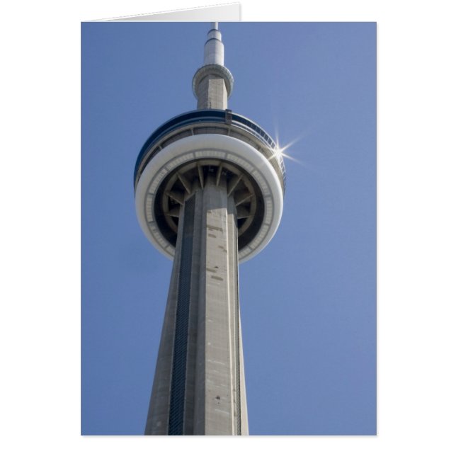 Canada, Ontario, Toronto. Haut de la Tour CN avec (Devant)