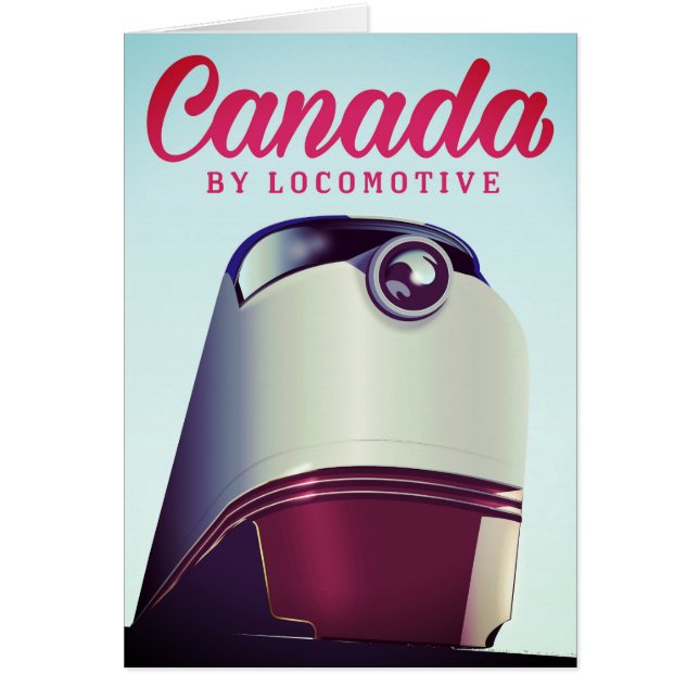 Canada Par locomotive Affiches de train des années (Devant)