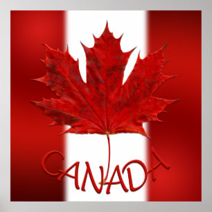 Canada Poster Canada Flag Souvenir Prints & Gifts
