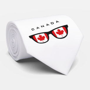 Canada Shades texte et cravate couleur personnalis
