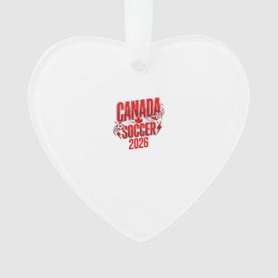 Canada Soccer 2026 Soccer Bold Typographie de pays