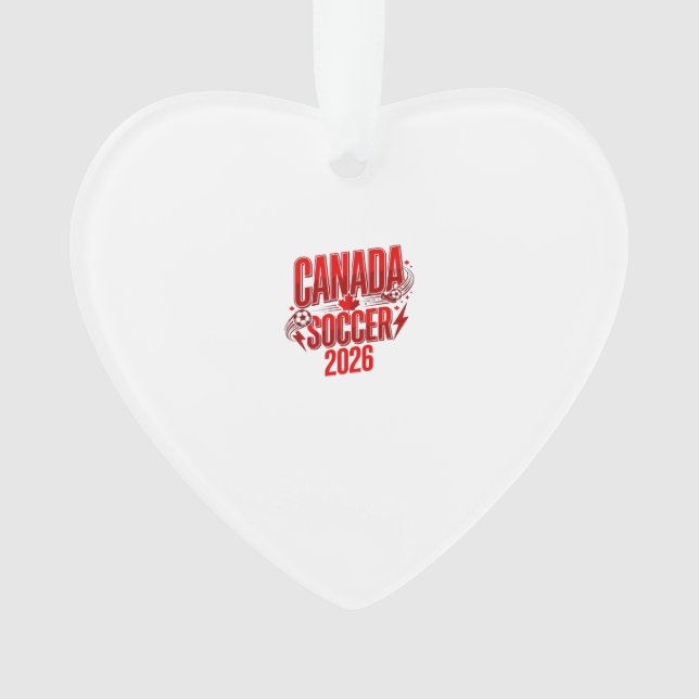Canada Soccer 2026 Soccer Bold Typographie de pays (devant)