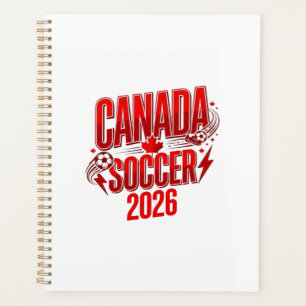 Canada Soccer 2026 Soccer Bold Typographie de pays