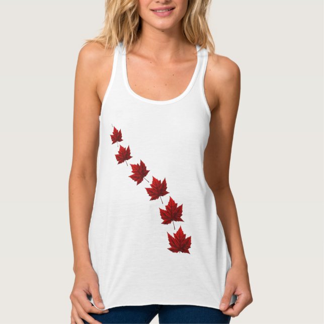 Canada Souvenir Débardeur Canada Maple Leaf Tops (Devant)