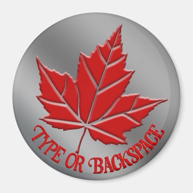 Canada Souvenir Magnets Personnalisé Canada Cadeau (Devant)