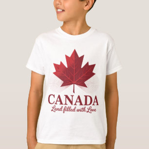 Canada – Terre remplie d'amour T-Shirt   Sincère