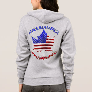 Canada USA Sweat - shirt à capuche Personnalisé US