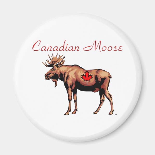 Canadian Moose Magnet (Devant)